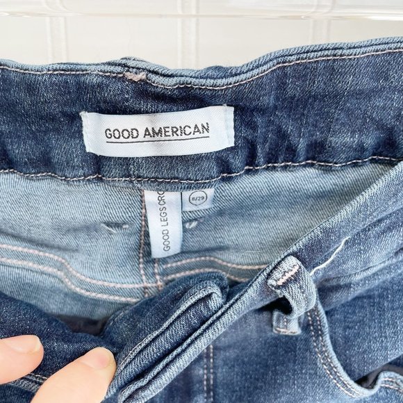 Good American Dark Blue Skinny Jeans - Picture 8 of 13